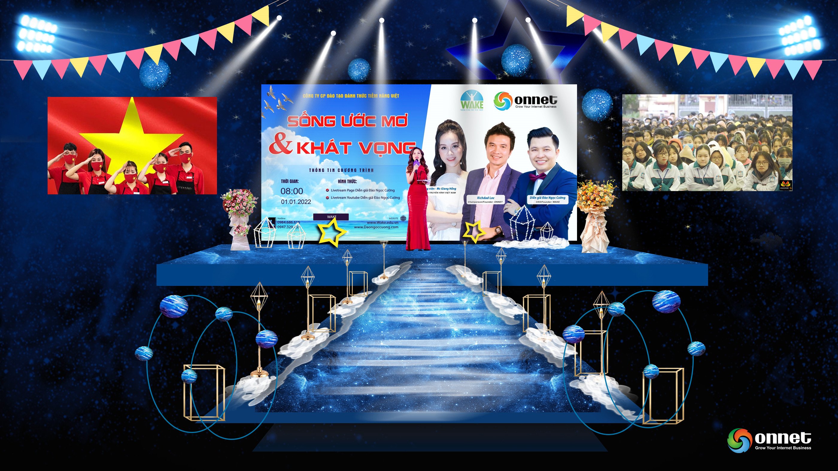 CHƯƠNG TRÌNH SỐNG ƯỚC MƠ - KHÁT VỌNG, 8H NGÀY 01.01.2022