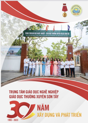 TẬP SAN CHÀO MỪNG KỶ NIỆM 30 NĂM THÀNH LẬP TRUNG TÂM