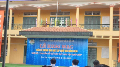 LỄ KHAI MẠC TUẦN LỄ HƯỞNG ỨNG HỌC TẬP SUỐT ĐỜI NĂM 2020